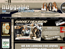 Tablet Screenshot of huggablebassets.com